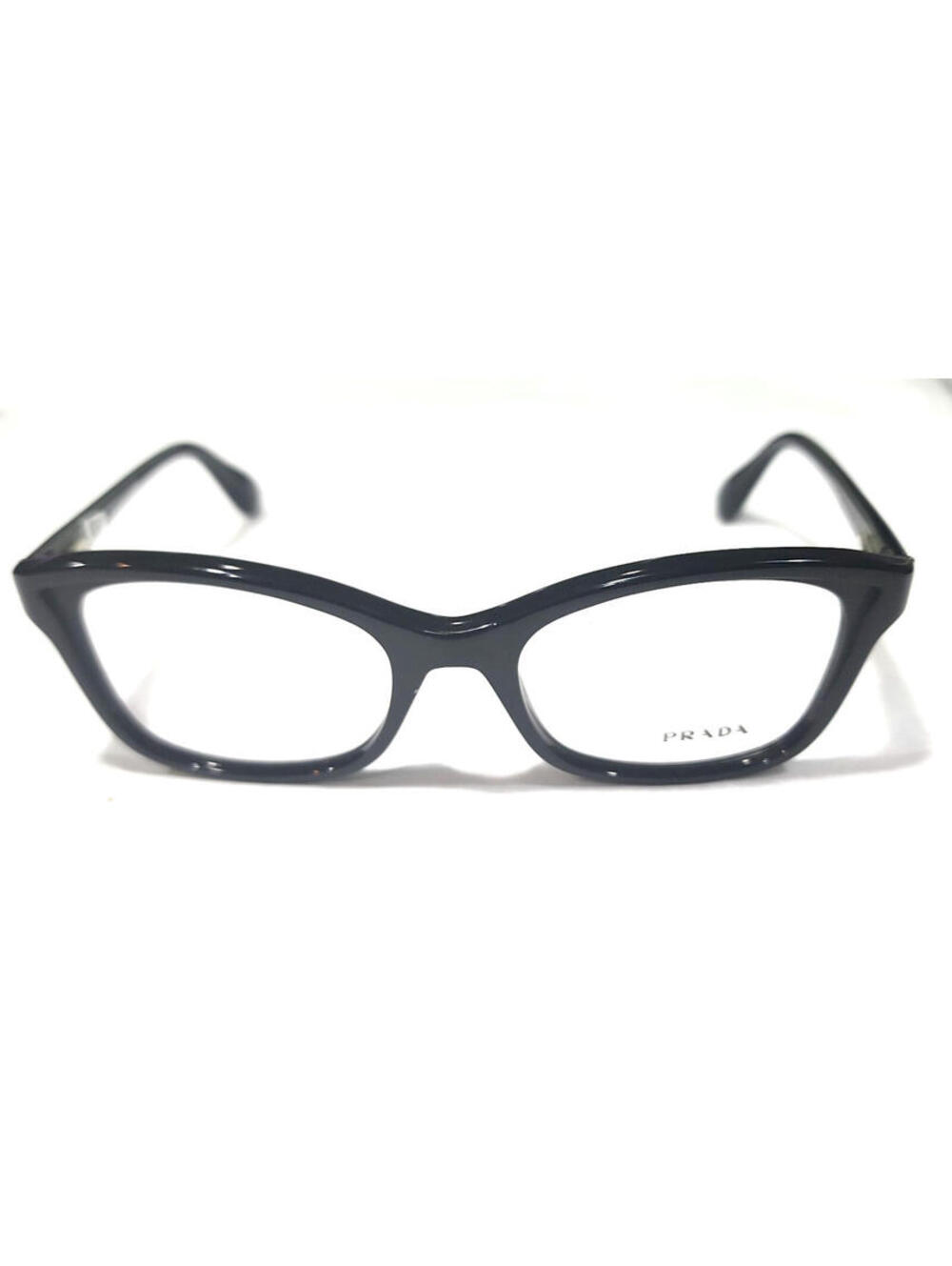 PRADA VPR05P 1AB-101 Black Rectangular Eyeglasses 52-18 140 Case Box Cloth - Picture 4 of 9